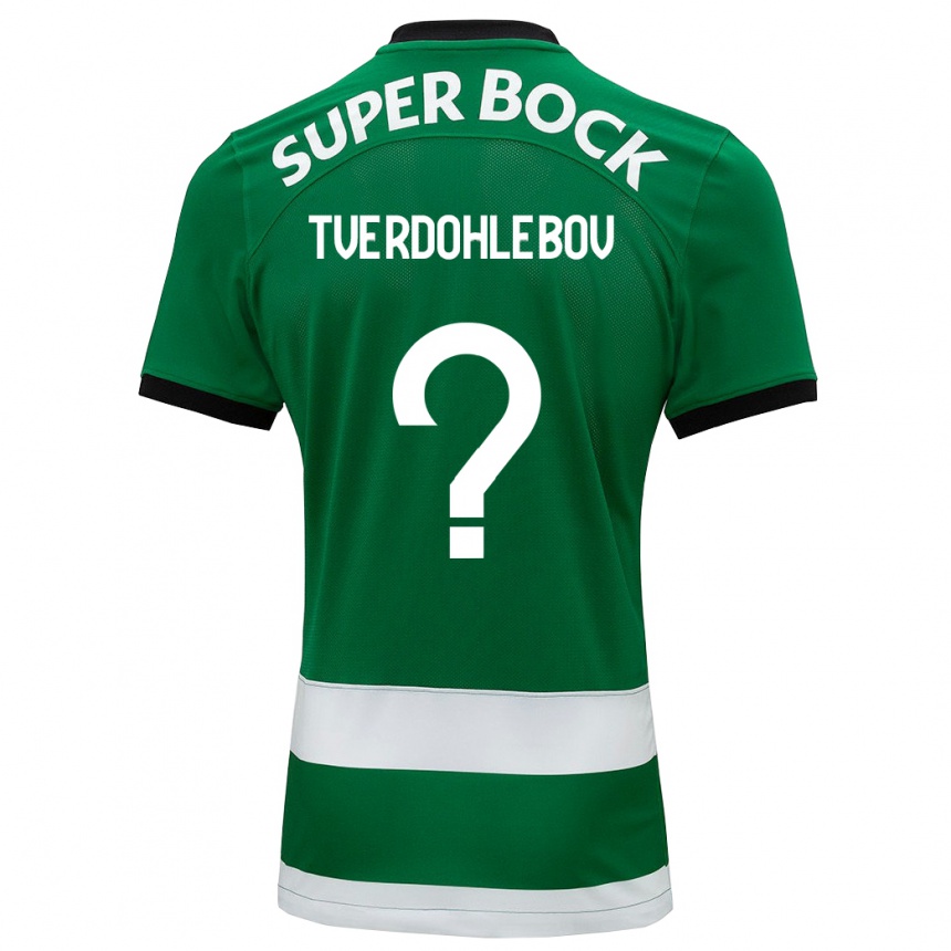 Niño Fútbol Camiseta Alex Tverdohlebov #0 Verde 1ª Equipación 2023/24