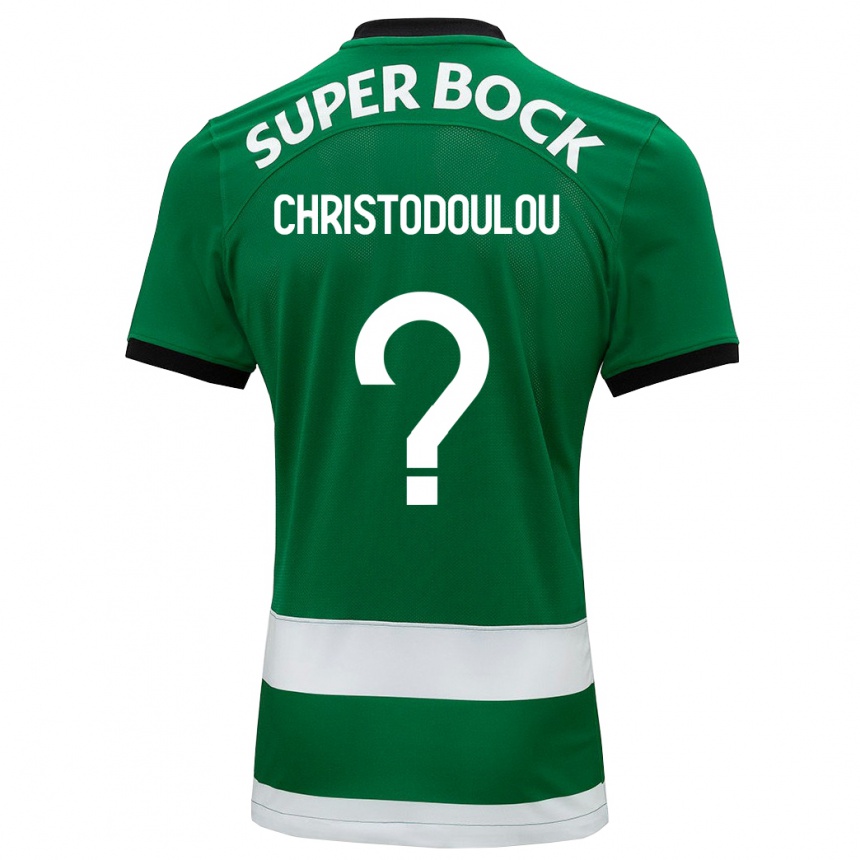 Niño Fútbol Camiseta Argyris Christodoulou #0 Verde 1ª Equipación 2023/24