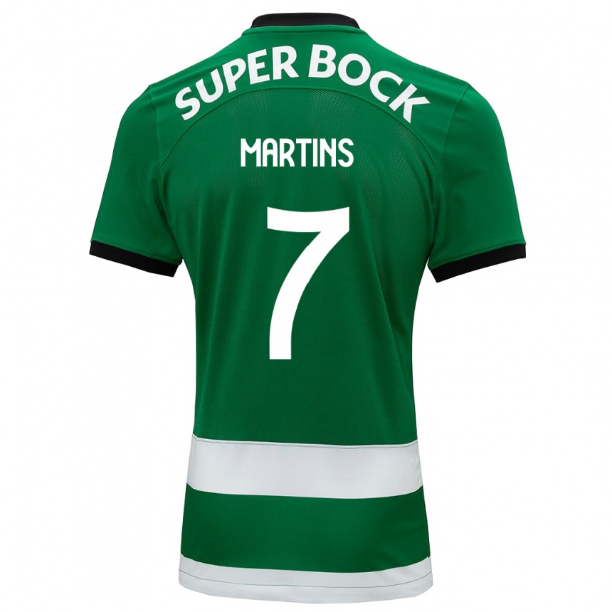 Niño Fútbol Camiseta Joana David Carromeu Martins #7 Verde 1ª Equipación 2023/24