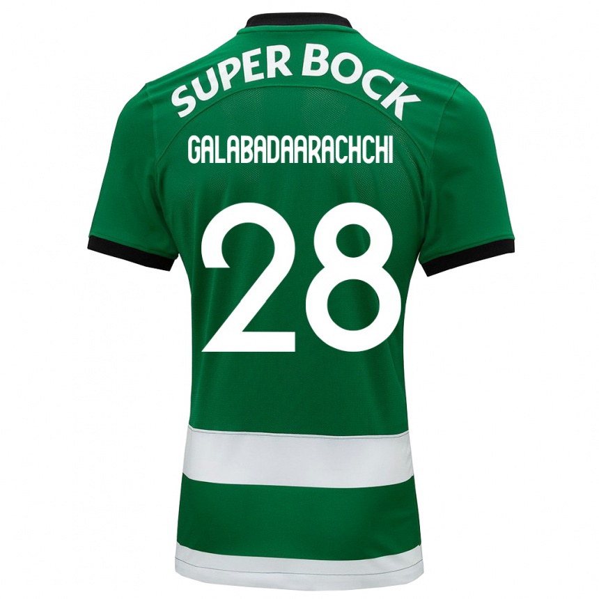 Niño Fútbol Camiseta Jacinta Galabadaarachchi #28 Verde 1ª Equipación 2023/24