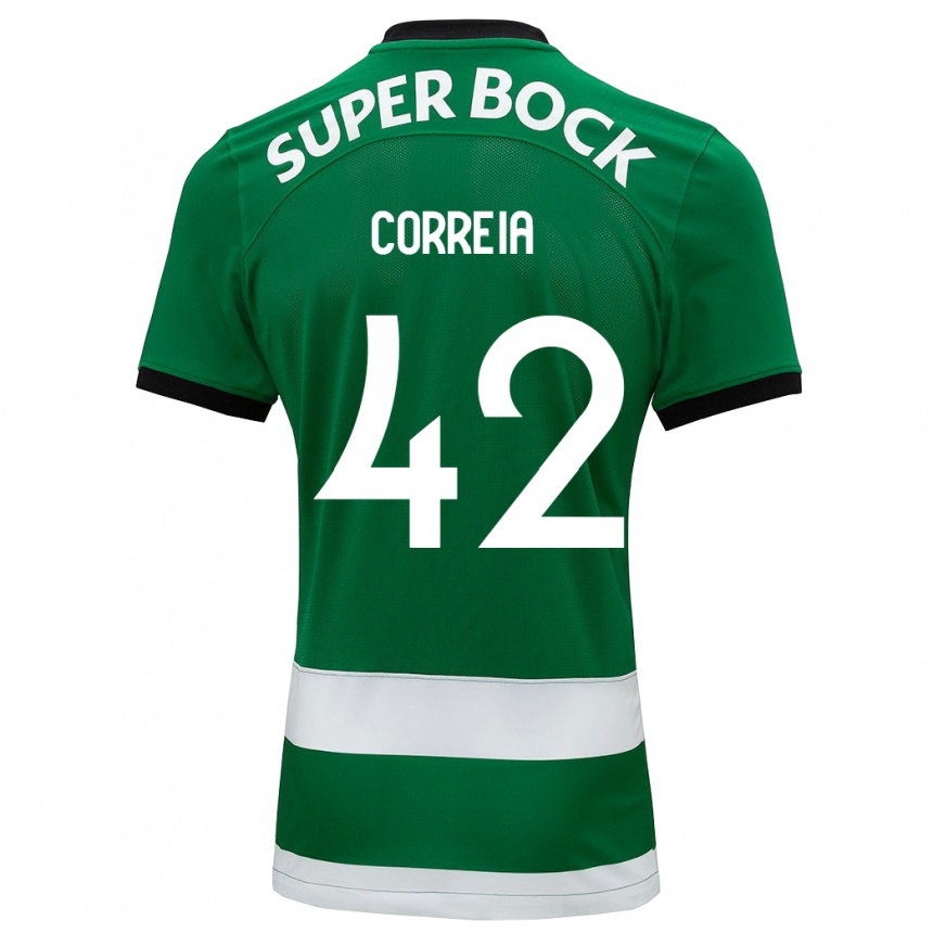 Niño Fútbol Camiseta Leonete Maísa Nozerand Correia #42 Verde 1ª Equipación 2023/24