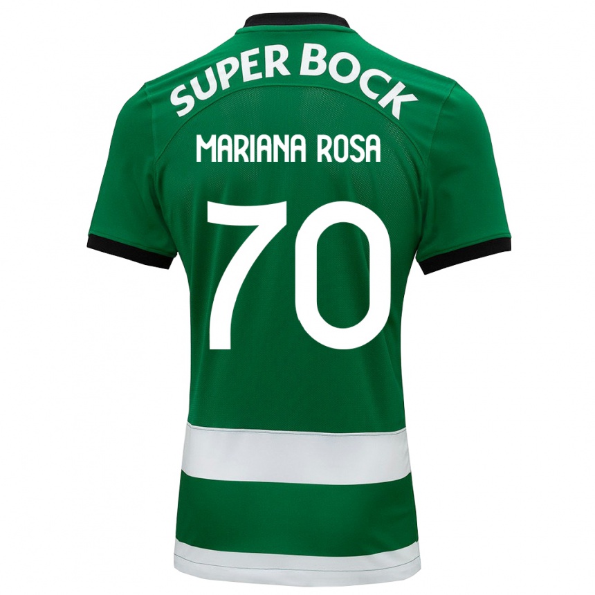 Niño Fútbol Camiseta Mariana Silva Pinto Vilaça Da Rosa #70 Verde 1ª Equipación 2023/24