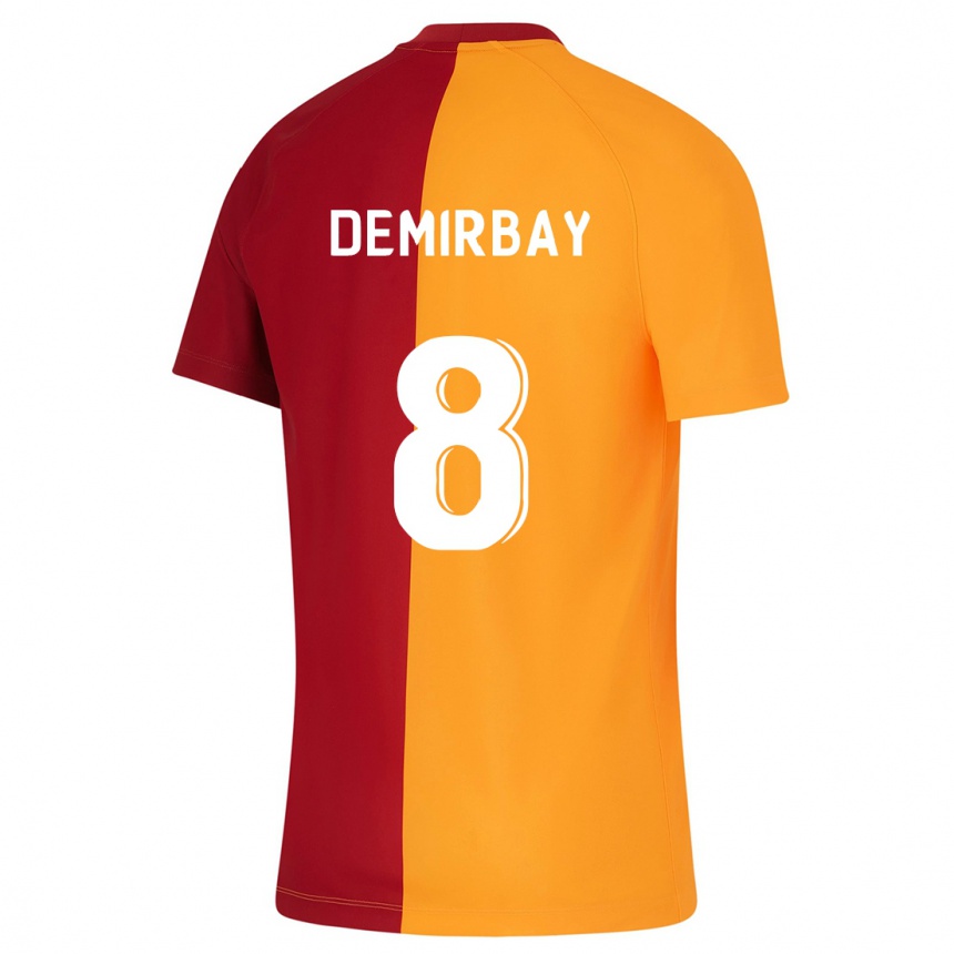 Niño Fútbol Camiseta Kerem Demirbay #8 Naranja 1ª Equipación 2023/24