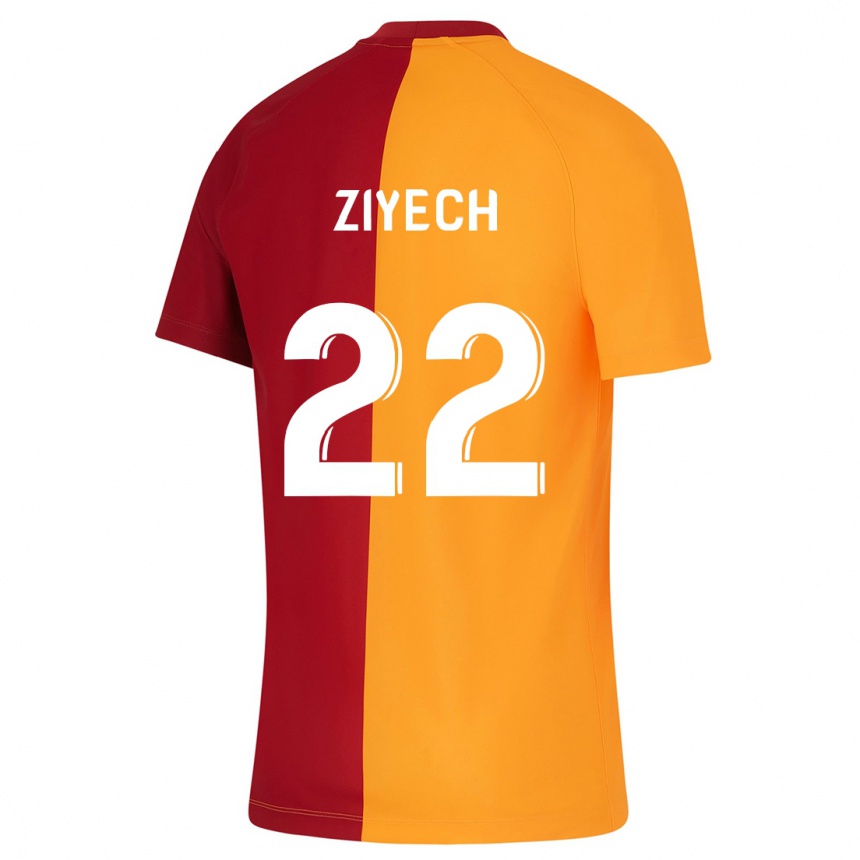 Niño Fútbol Camiseta Hakim Ziyech #22 Naranja 1ª Equipación 2023/24