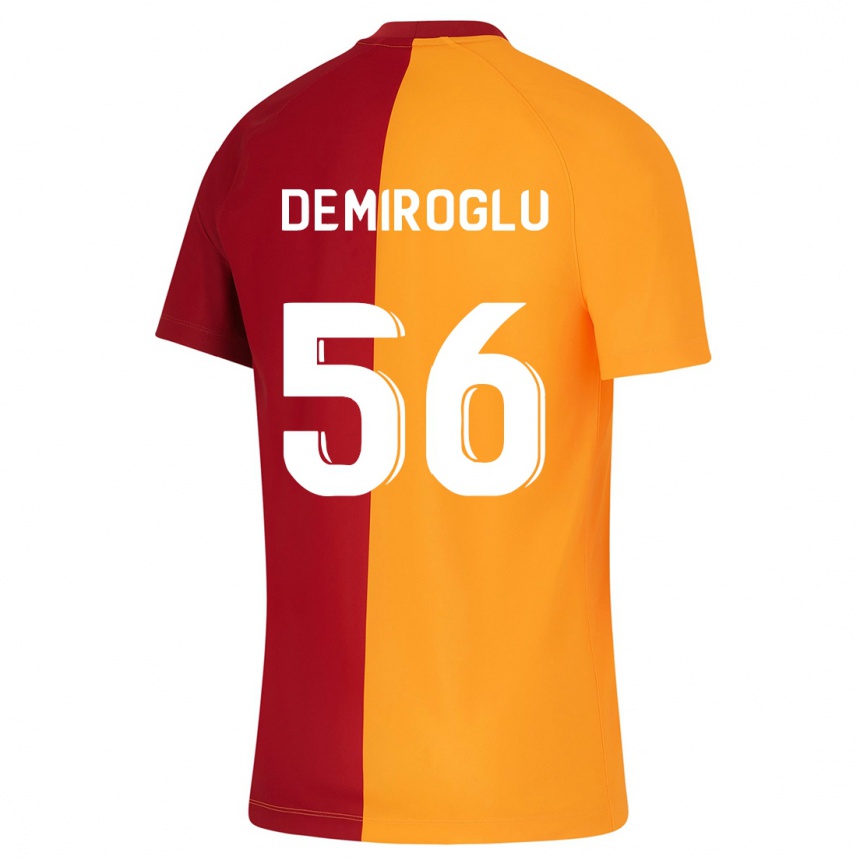 Niño Fútbol Camiseta Baran Demiroğlu #56 Naranja 1ª Equipación 2023/24