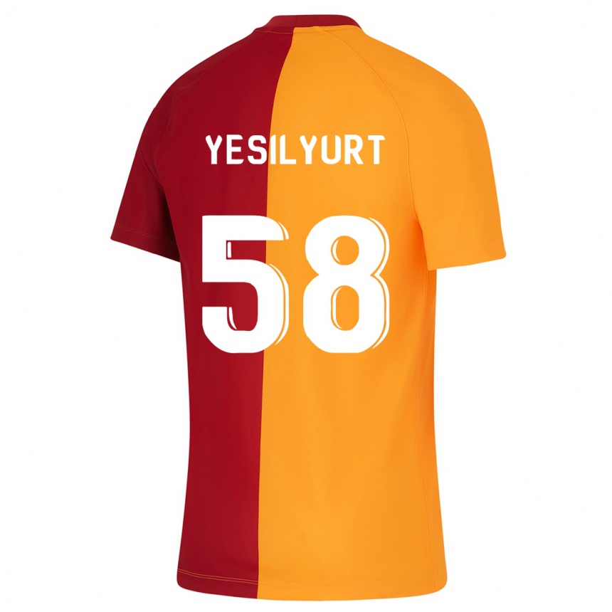 Niño Fútbol Camiseta Ali Yeşilyurt #58 Naranja 1ª Equipación 2023/24