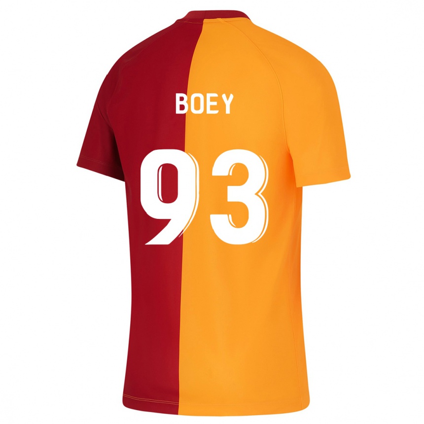 Niño Fútbol Camiseta Sacha Boey #93 Naranja 1ª Equipación 2023/24