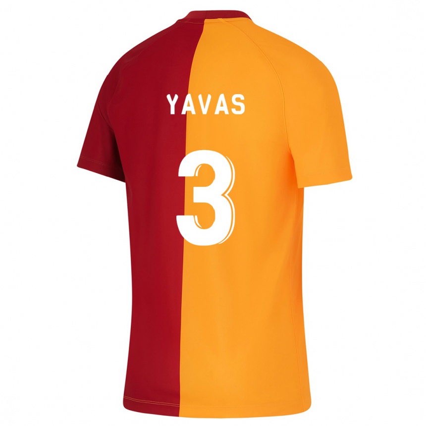 Niño Fútbol Camiseta Arda Yavas #3 Naranja 1ª Equipación 2023/24