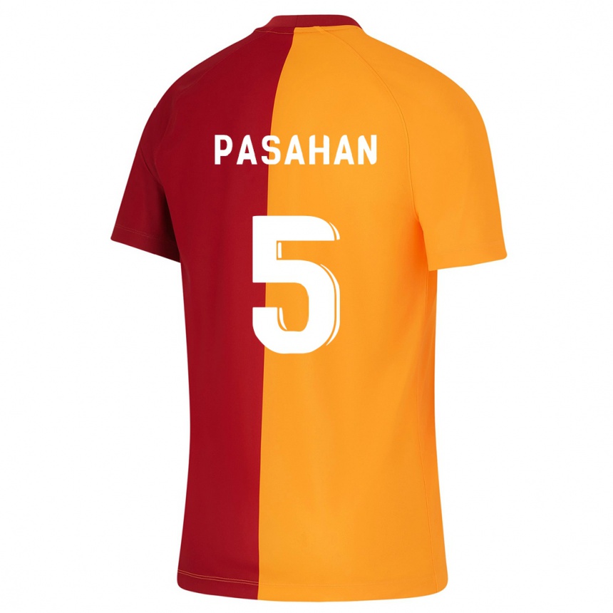 Niño Fútbol Camiseta Eren Pasahan #5 Naranja 1ª Equipación 2023/24