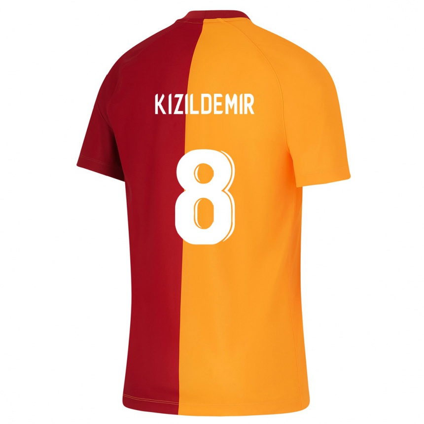 Niño Fútbol Camiseta Berk Kizildemir #8 Naranja 1ª Equipación 2023/24