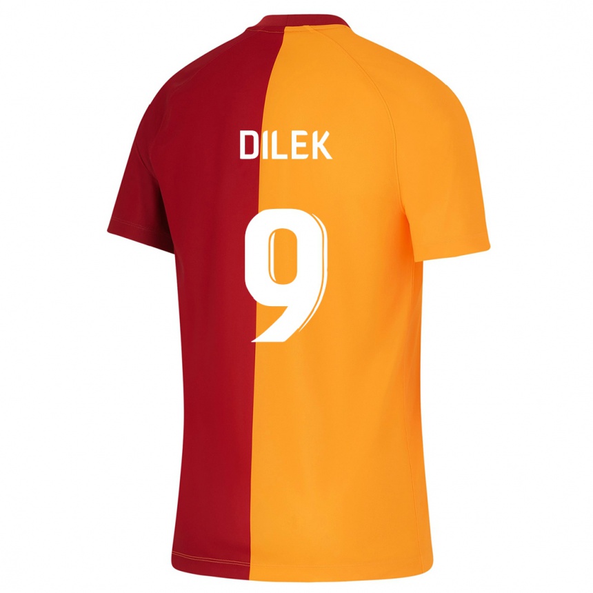 Niño Fútbol Camiseta Yalin Dilek #9 Naranja 1ª Equipación 2023/24