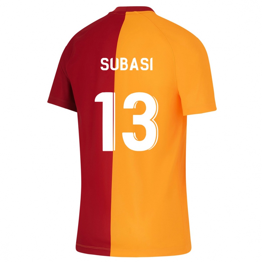 Niño Fútbol Camiseta Kadir Subasi #13 Naranja 1ª Equipación 2023/24