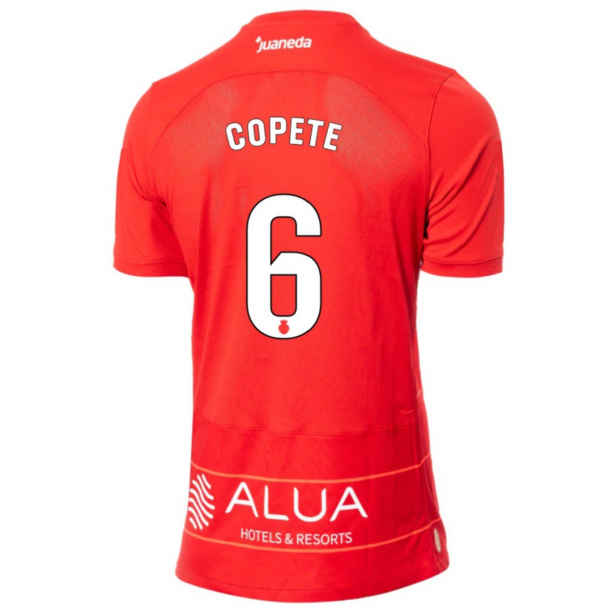 Niño Fútbol Camiseta José Copete #6 Rojo 1ª Equipación 2023/24