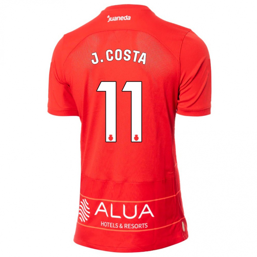 Niño Fútbol Camiseta Jaume Costa #11 Rojo 1ª Equipación 2023/24