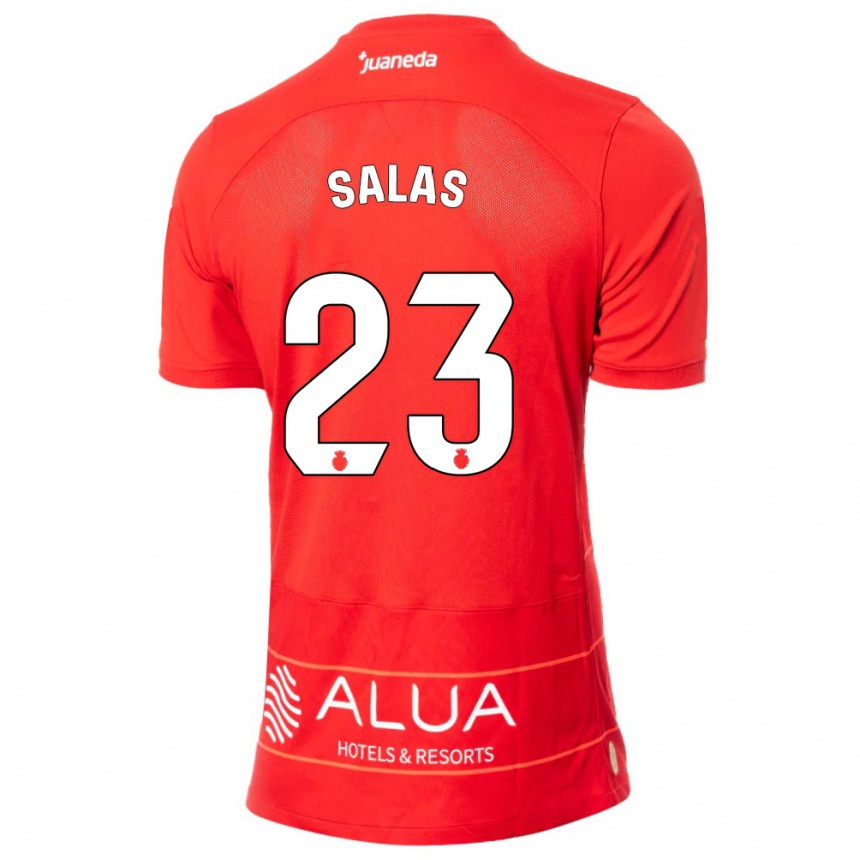 Niño Fútbol Camiseta Jan Salas #23 Rojo 1ª Equipación 2023/24