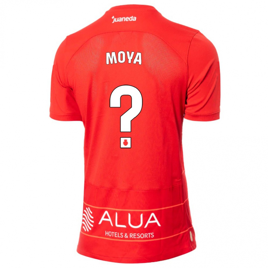 Niño Fútbol Camiseta Pablo Moyá #0 Rojo 1ª Equipación 2023/24