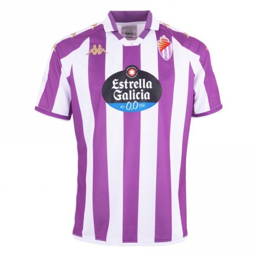 Niño Fútbol Camiseta Adrián Peña #0 Morado 1ª Equipación 2023/24