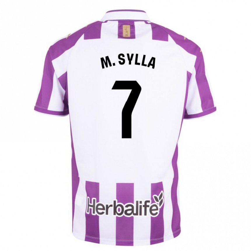 Niño Fútbol Camiseta Mamadou Sylla #7 Morado 1ª Equipación 2023/24