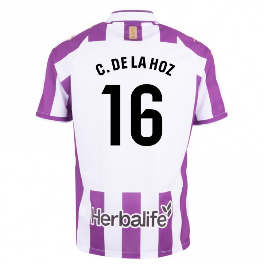 Niño Fútbol Camiseta César De La Hoz #16 Morado 1ª Equipación 2023/24