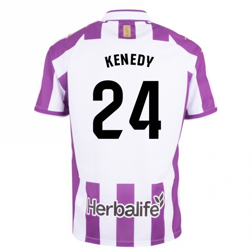 Niño Fútbol Camiseta Kenedy #24 Morado 1ª Equipación 2023/24