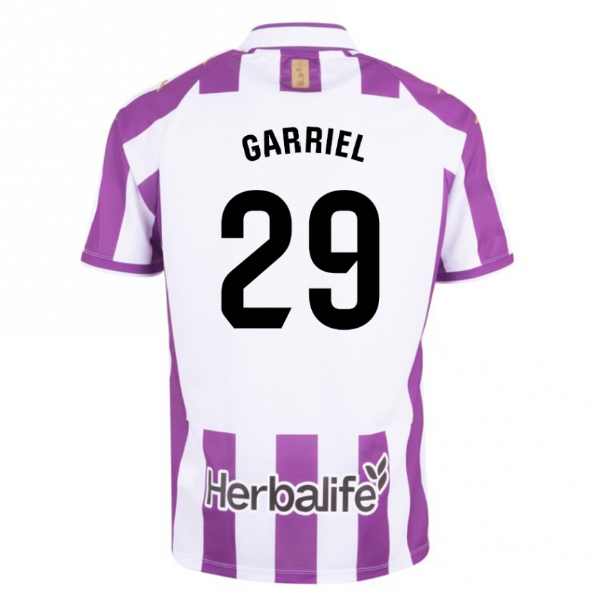 Niño Fútbol Camiseta Iván Garriel #29 Morado 1ª Equipación 2023/24