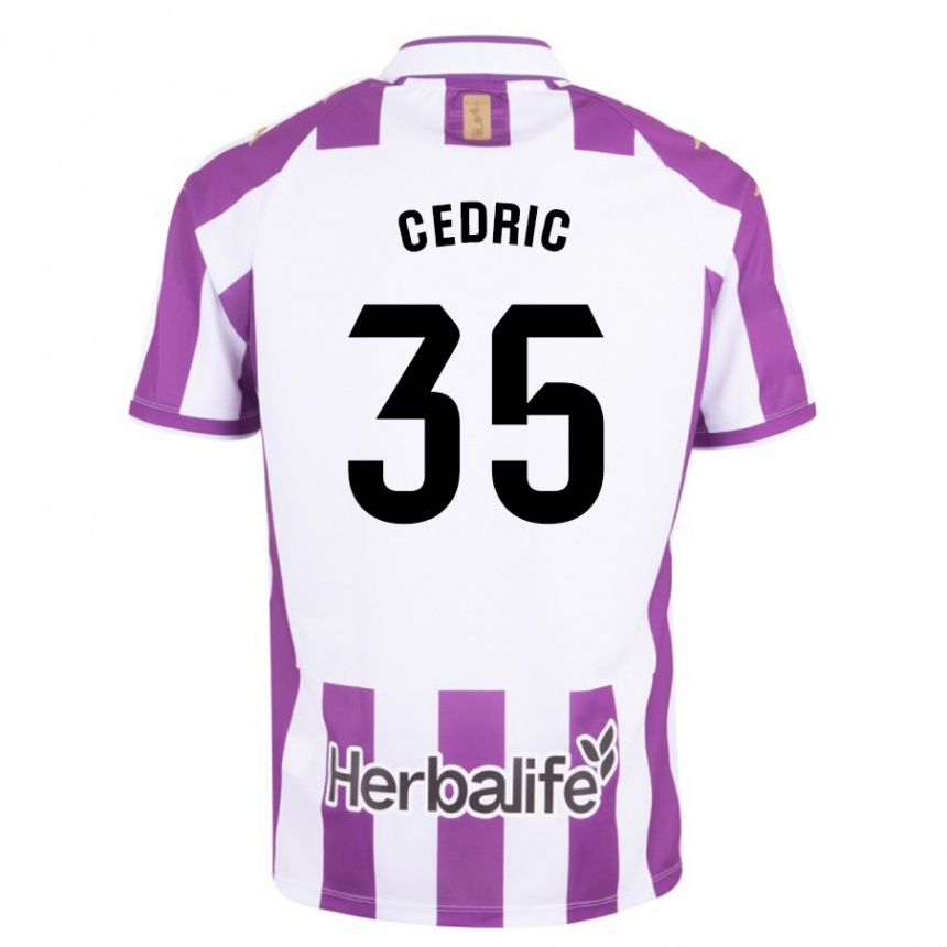 Niño Fútbol Camiseta Iván Cédric #35 Morado 1ª Equipación 2023/24