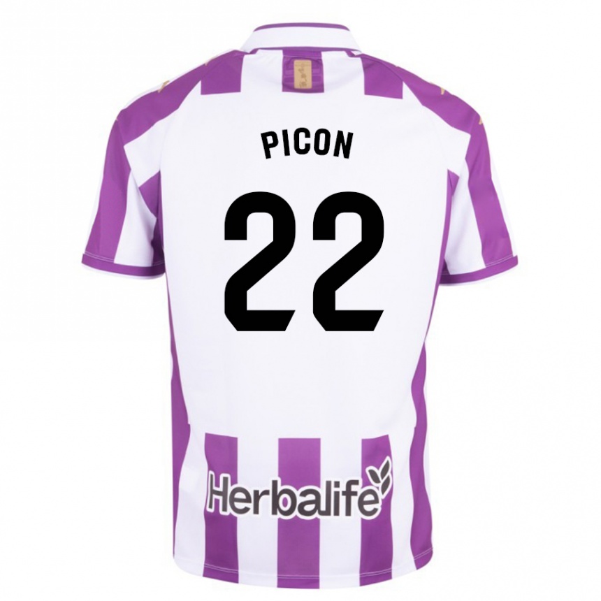 Niño Fútbol Camiseta Pablo Picón #22 Morado 1ª Equipación 2023/24