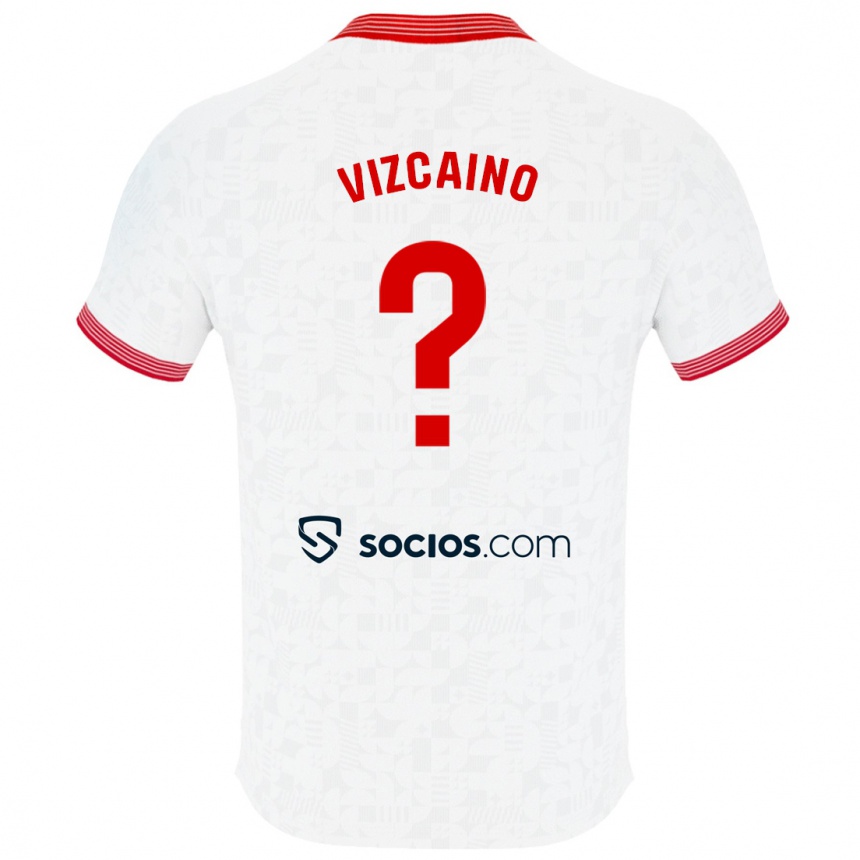 Niño Fútbol Camiseta Nacho Vizcaíno #0 Blanco 1ª Equipación 2023/24