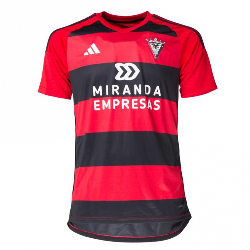 Niño Fútbol Camiseta Miguel Baeza #22 Negro Rojo 1ª Equipación 2023/24