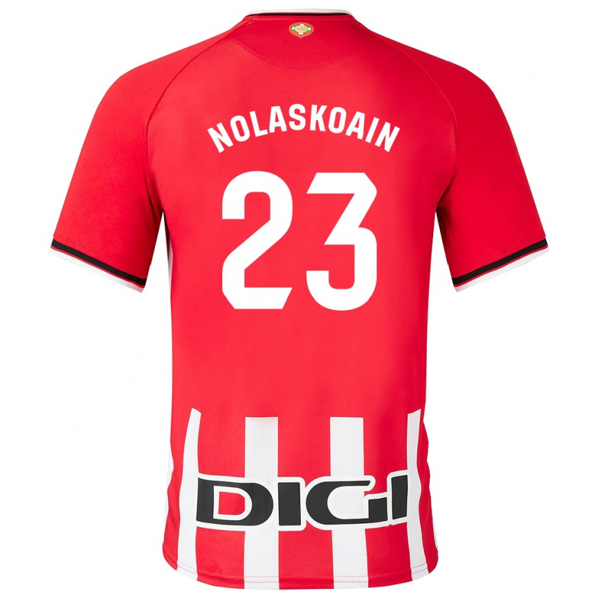 Niño Fútbol Camiseta Peru Nolaskoain #23 Rojo 1ª Equipación 2023/24