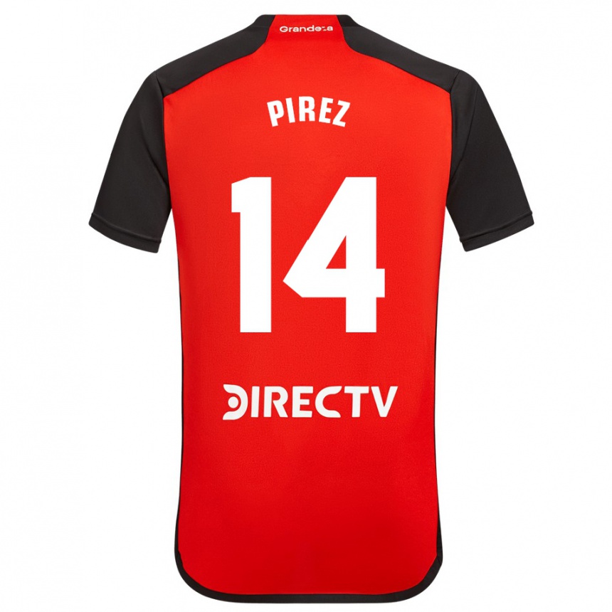 Niño Fútbol Camiseta Leandro González Pírez #14 Rojo 2ª Equipación 2023/24