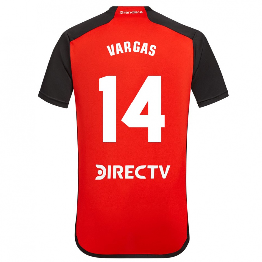 Niño Fútbol Camiseta Agustina Vargas #14 Rojo 2ª Equipación 2023/24