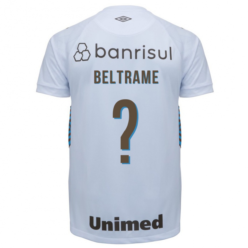 Niño Fútbol Camiseta Thiago Beltrame #0 Blanco 2ª Equipación 2023/24