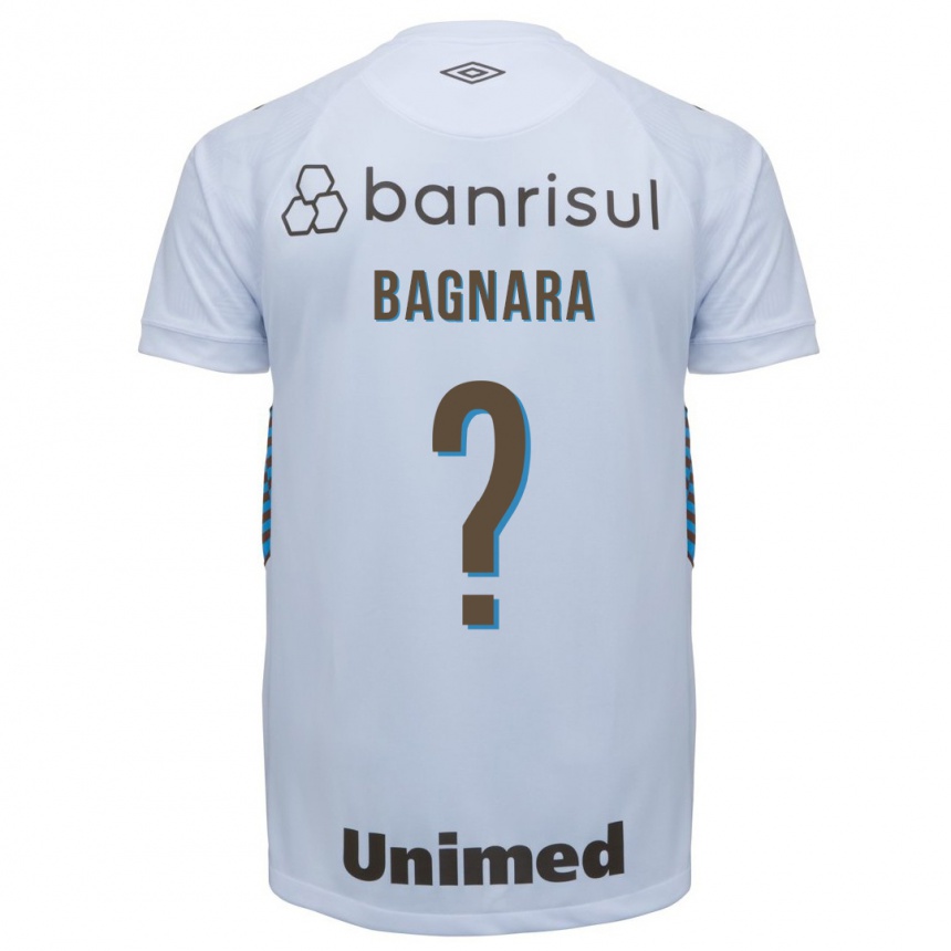 Niño Fútbol Camiseta Vinicius Bagnara #0 Blanco 2ª Equipación 2023/24