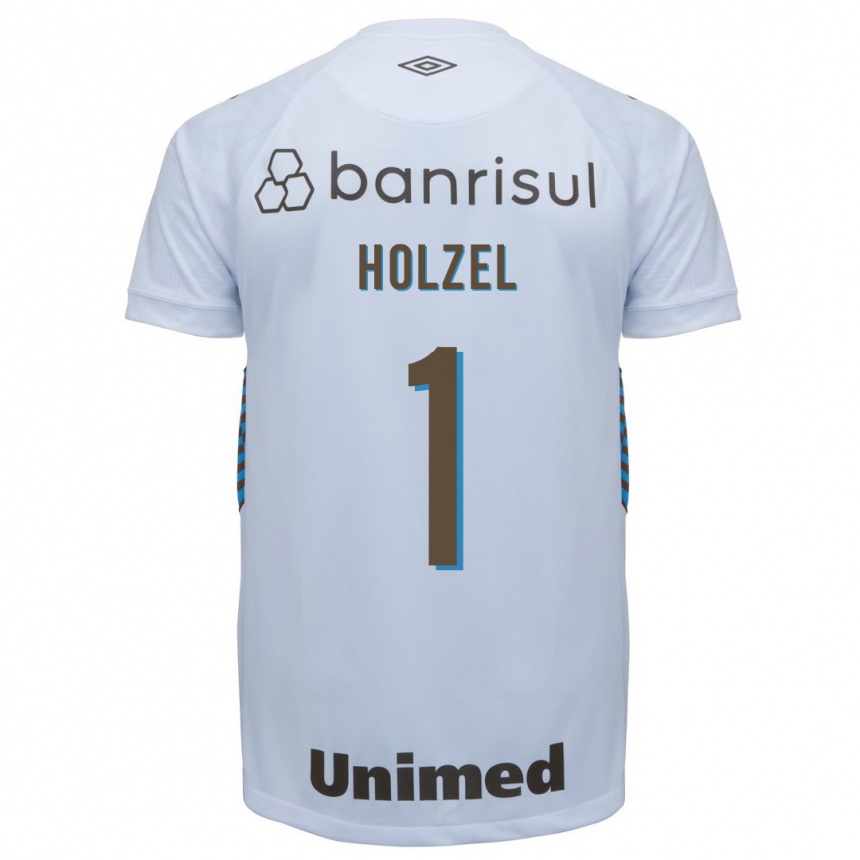 Niño Fútbol Camiseta Vivi Holzel #1 Blanco 2ª Equipación 2023/24