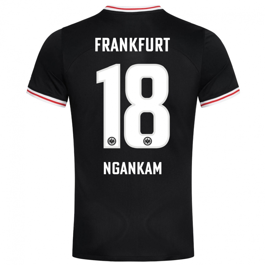 Niño Fútbol Camiseta Jessic Ngankam #18 Negro 2ª Equipación 2023/24