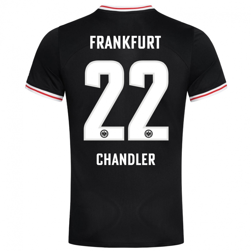 Niño Fútbol Camiseta Timothy Chandler #22 Negro 2ª Equipación 2023/24