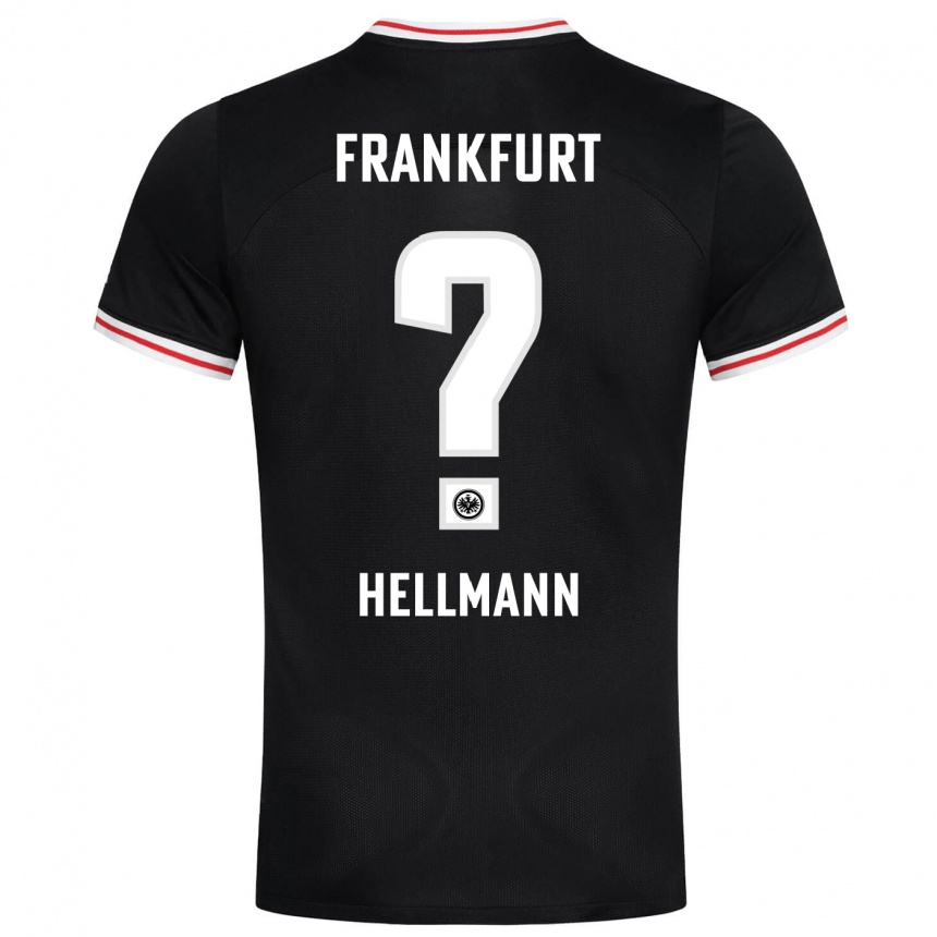 Niño Fútbol Camiseta Melvin Hellmann #0 Negro 2ª Equipación 2023/24