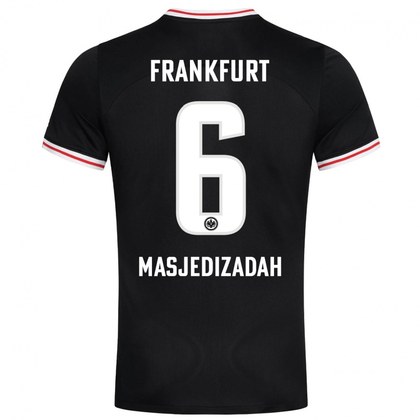 Niño Fútbol Camiseta Abolfazl Masjedizadah #6 Negro 2ª Equipación 2023/24