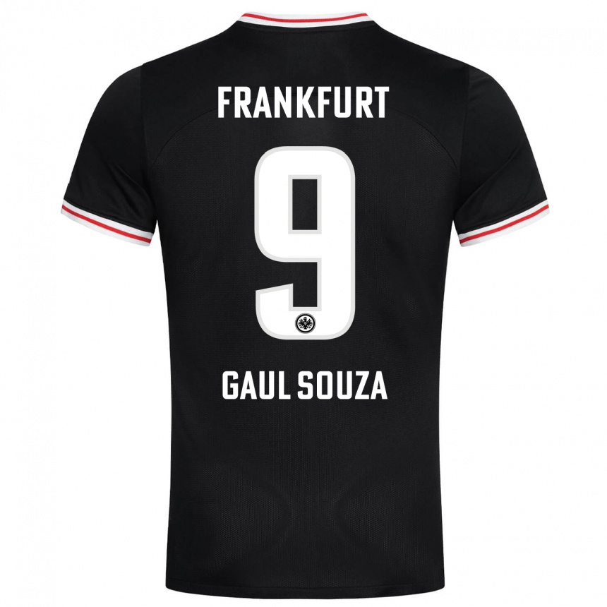 Niño Fútbol Camiseta Alessandro Gaul Souza #9 Negro 2ª Equipación 2023/24