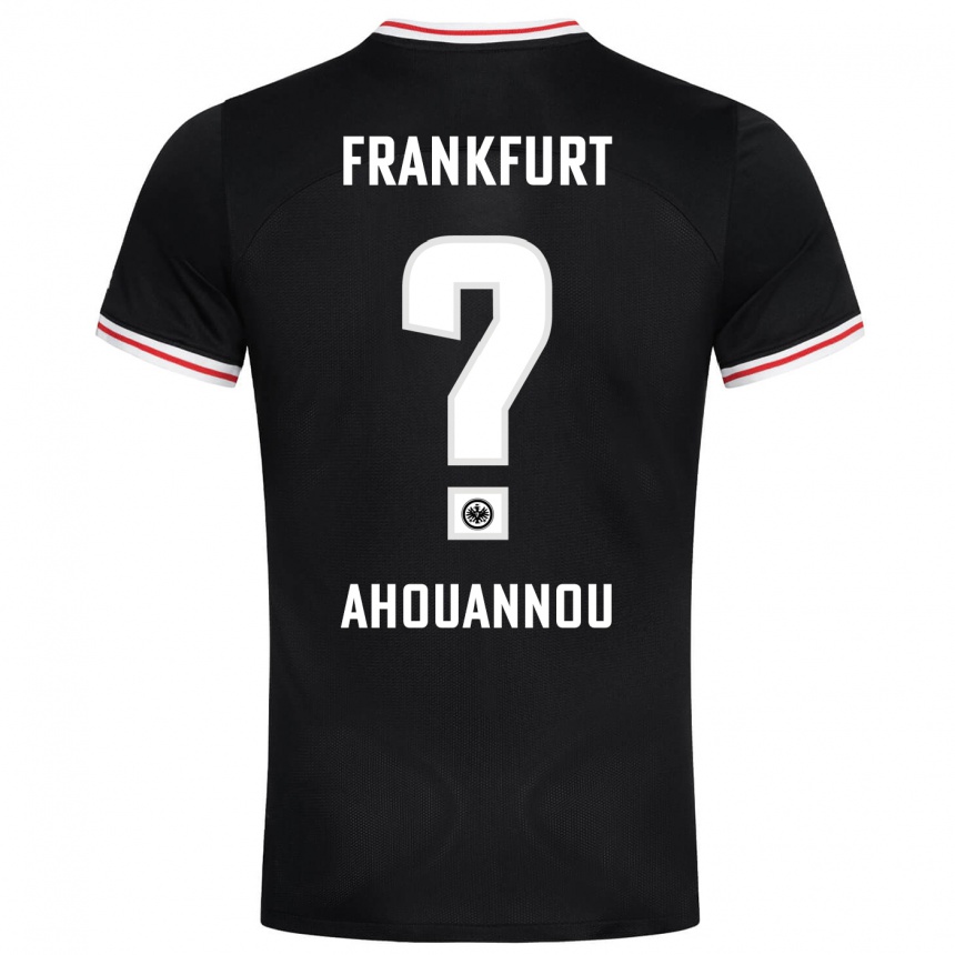 Niño Fútbol Camiseta Yannis Ahouannou #0 Negro 2ª Equipación 2023/24