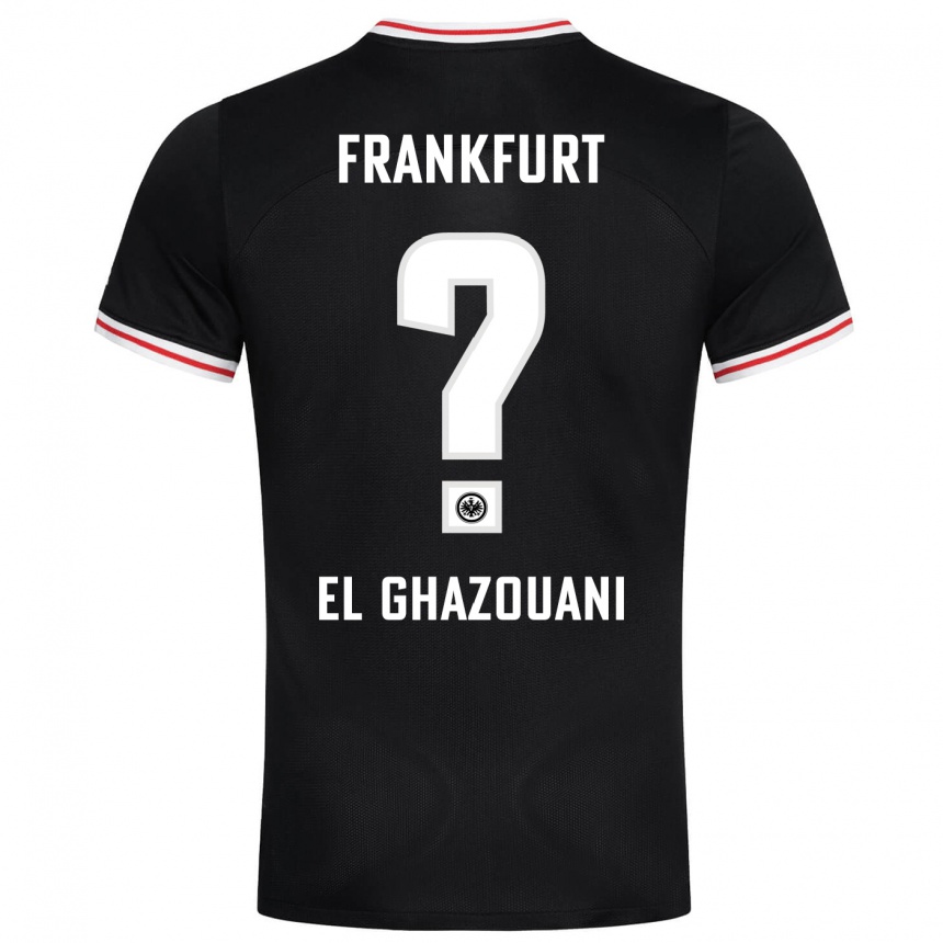 Niño Fútbol Camiseta Mohamed El Ghazouani #0 Negro 2ª Equipación 2023/24