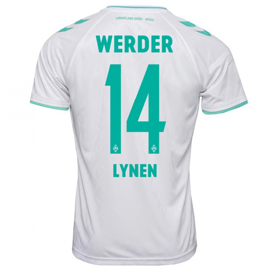 Niño Fútbol Camiseta Senne Lynen #14 Blanco 2ª Equipación 2023/24