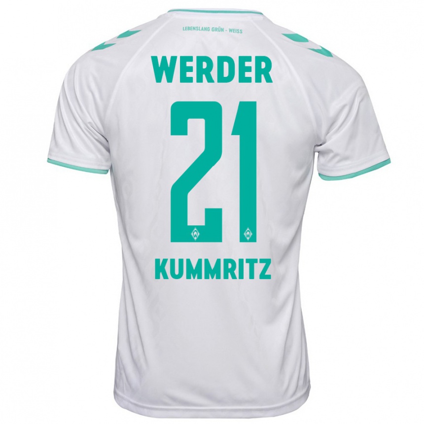 Niño Fútbol Camiseta Liam Kümmritz #21 Blanco 2ª Equipación 2023/24