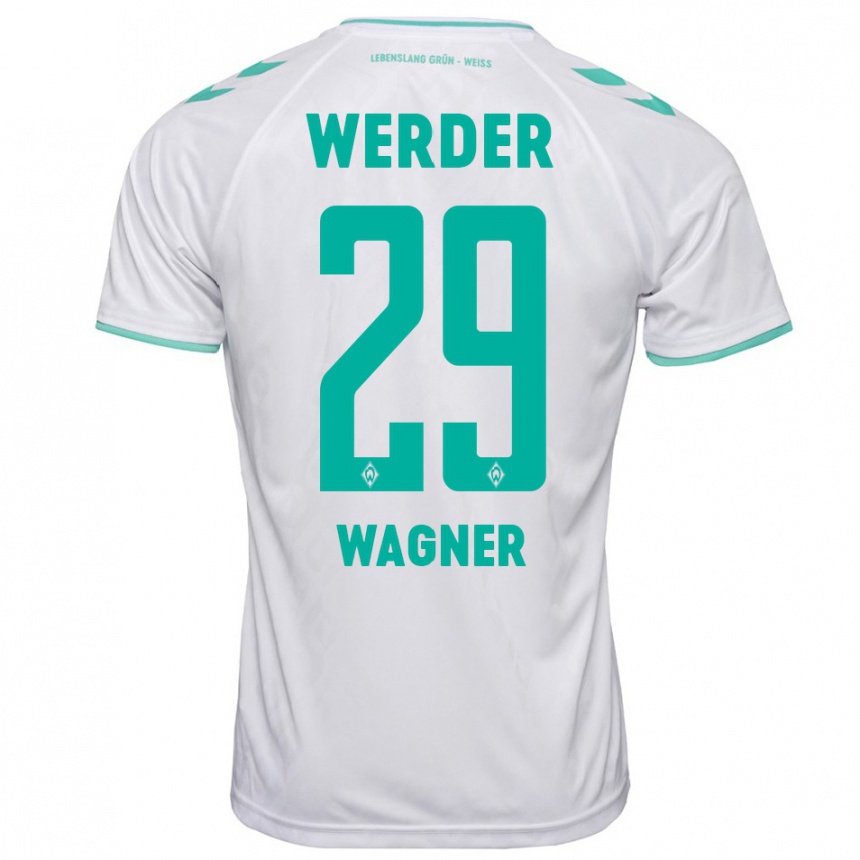 Niño Fútbol Camiseta Paul Wagner #29 Blanco 2ª Equipación 2023/24