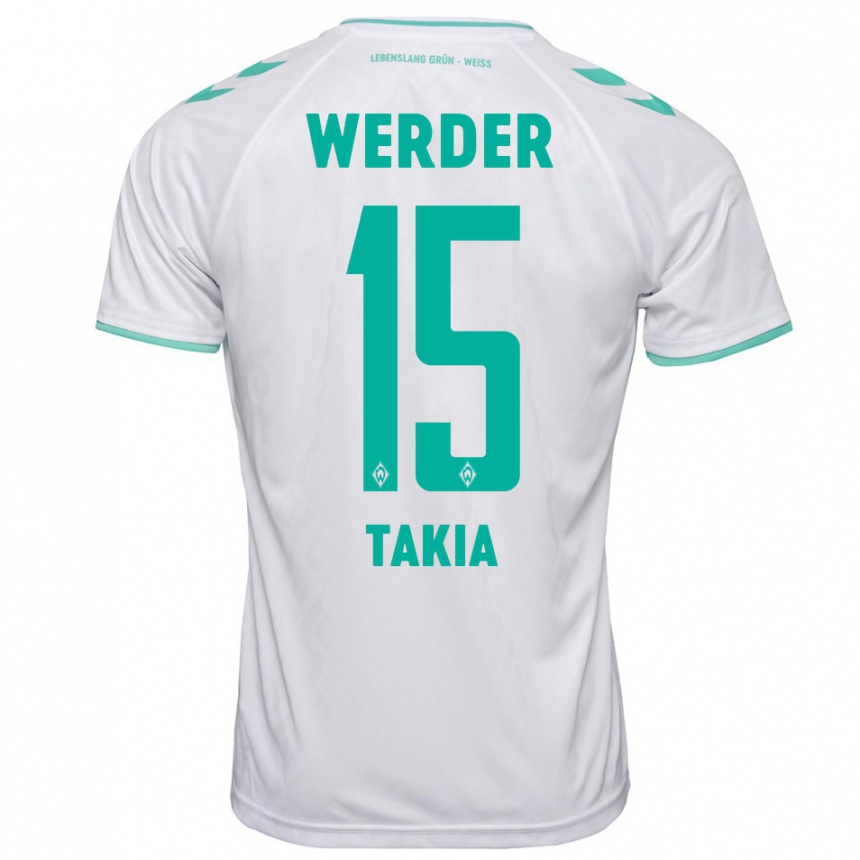 Niño Fútbol Camiseta Toirik Onlam Takia #15 Blanco 2ª Equipación 2023/24