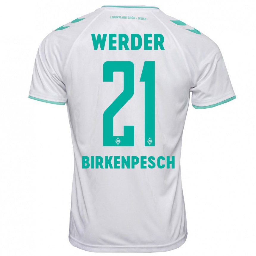 Niño Fútbol Camiseta Noah Birkenpesch #21 Blanco 2ª Equipación 2023/24