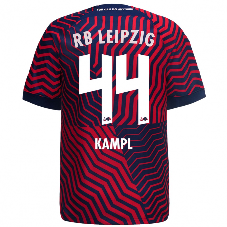 Niño Fútbol Camiseta Kevin Kampl #44 Azul Rojo 2ª Equipación 2023/24