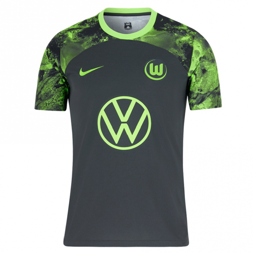 Niño Fútbol Camiseta Patrick Wimmer #39 Gris Oscuro 2ª Equipación 2023/24