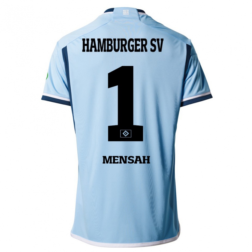 Niño Fútbol Camiseta Steven Mensah #1 Azul 2ª Equipación 2023/24